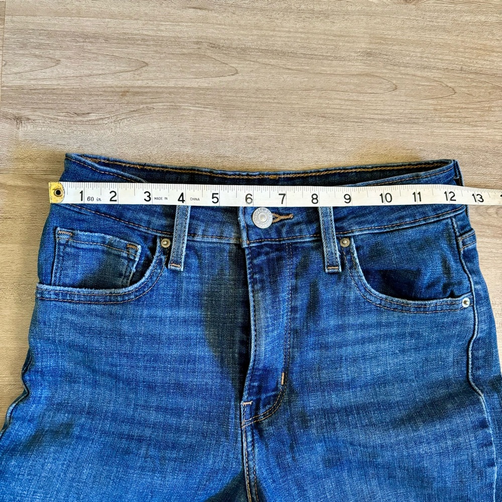 Levi’s Size 26 721 High‎ Rise Skinny Denim Jeans Women’s Pants Levi Blue Jeans - Picture 8 of 10
